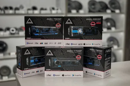 Долгожданные, процессорные магнитолы AURA c bluetooth снова в наличии