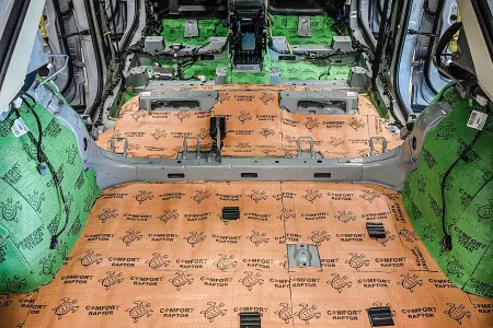 Шумо-виброизоляция Geely Tugella 2022 года