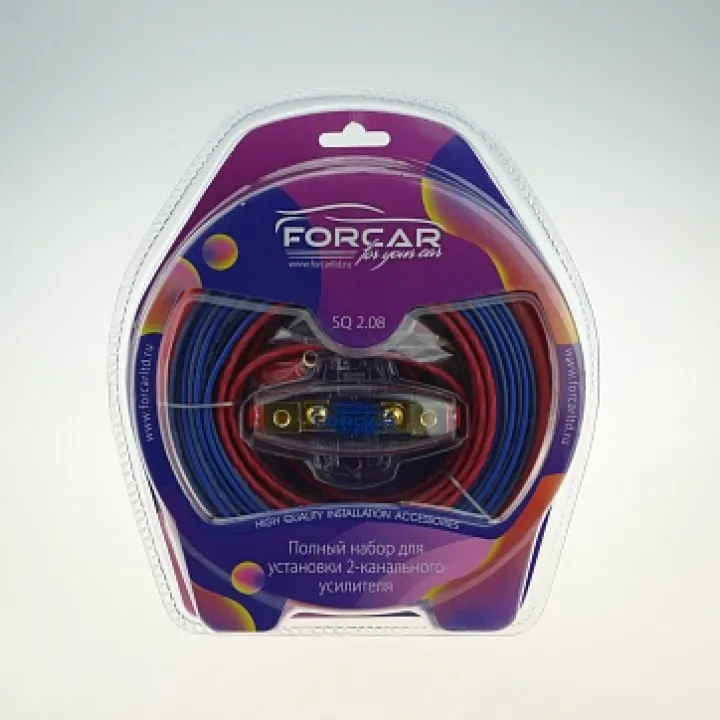 FORCAR SQ 2.08 Комплект установочный для 2-канального усилителя в Энгельсе