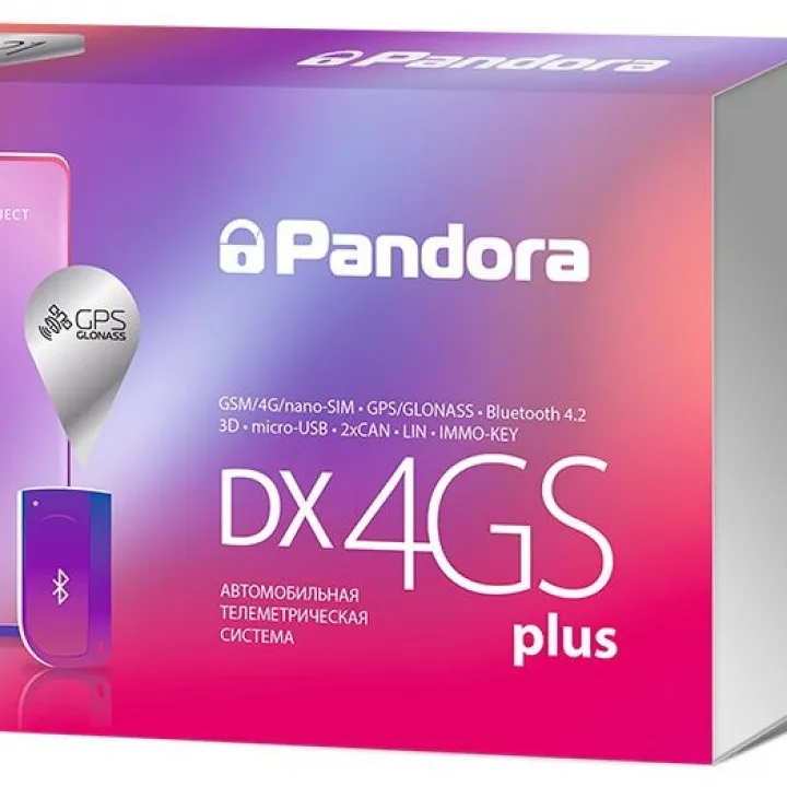 Pandora DX-4G S 2CAN BT GSM GPS Автомобильная сигнализация в Энгельсе